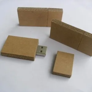 محرك أقراص فلاش یو ایس بی من الورق المقوى المموج USB-CC