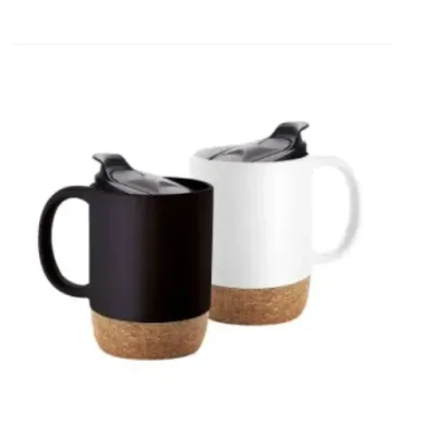 ECO Friendly Sublimation Mug with Lid and Cork Base