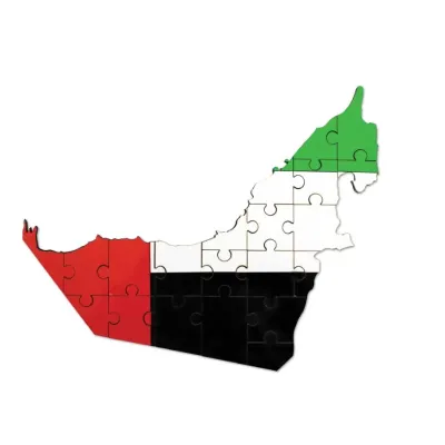 ألغاز خشبية لمخطط دولة الإمارات