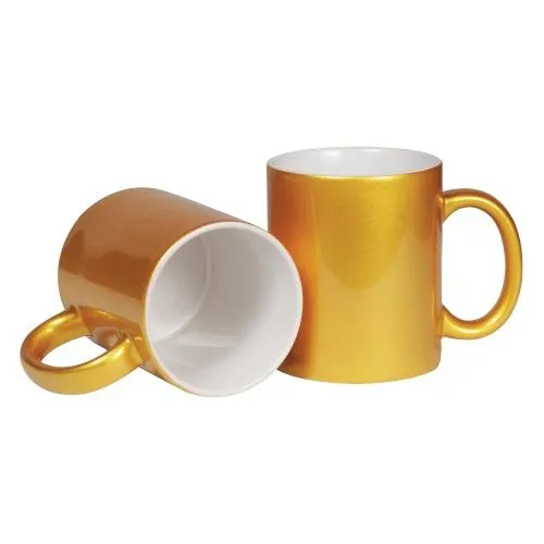 Leda Sublimation Gold And Silver Mugs