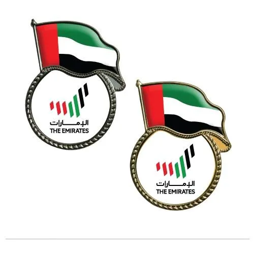 Metal Badges UAE National Day Flag 