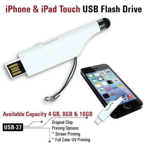 USB Flash Drives With iPhone Touch Screen Pointer