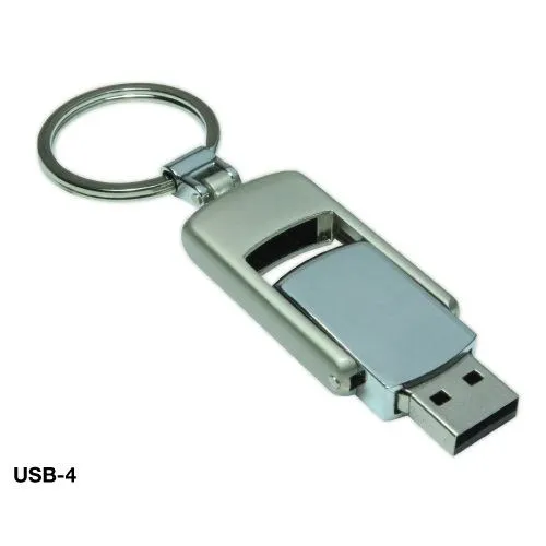 Flip Style Metal USB Flash Drives 4GB