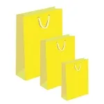 Laminated Paper Bags Yellow