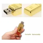 Promotional Luxury Gold Biscuit USB