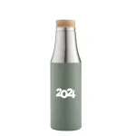 Classic Stainless Steel Water Bottle with Wooden Lid- New Year Products