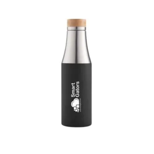 Lyra Classic Stainless Steel Water Bottle with Wooden Lid