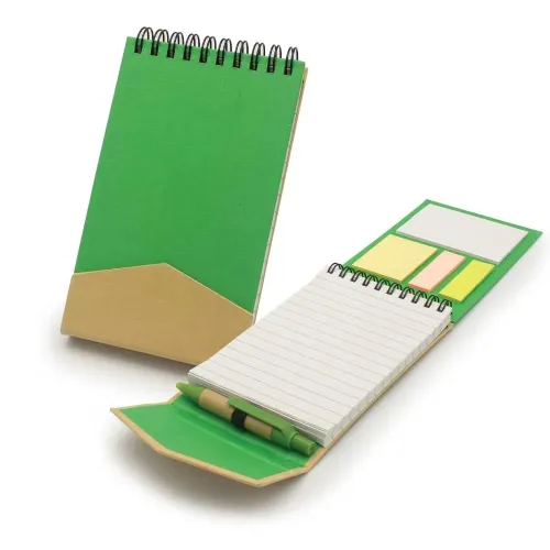 Nashira Recycled Notepad with Pen 