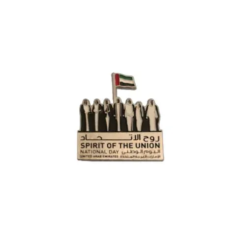 Spirit of Union UAE national Day Metal Badge 