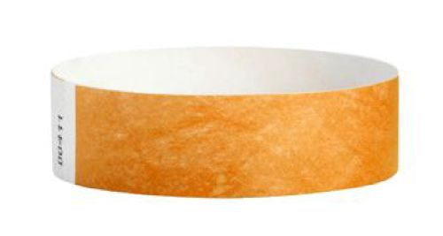 Tyvek Wristbands Orange Color