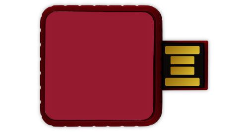 Twister USB Flash Drives - Maroon Color 4GB