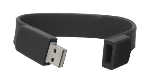 Wristbands USB Flash Drives Black 4GB