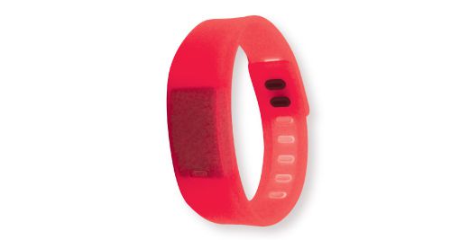 Wristband with Digital Watch Red