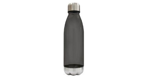 Water Bottle Transparent Black Color